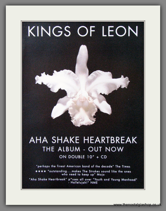 Kings Of Leon. Aha Shake Heartbreak. 2004 Original Advert (ref AD55150)