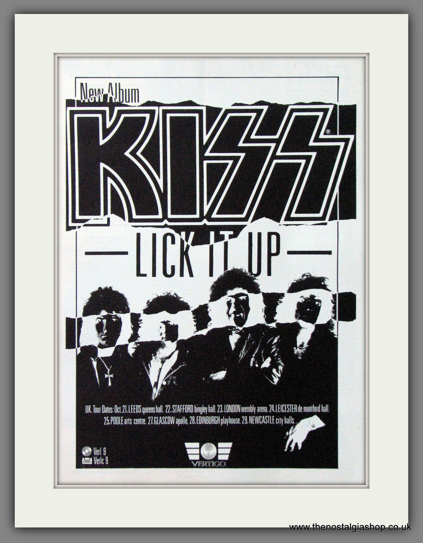 Kiss. Lick It Up. 1983 Original Advert (ref AD55108)