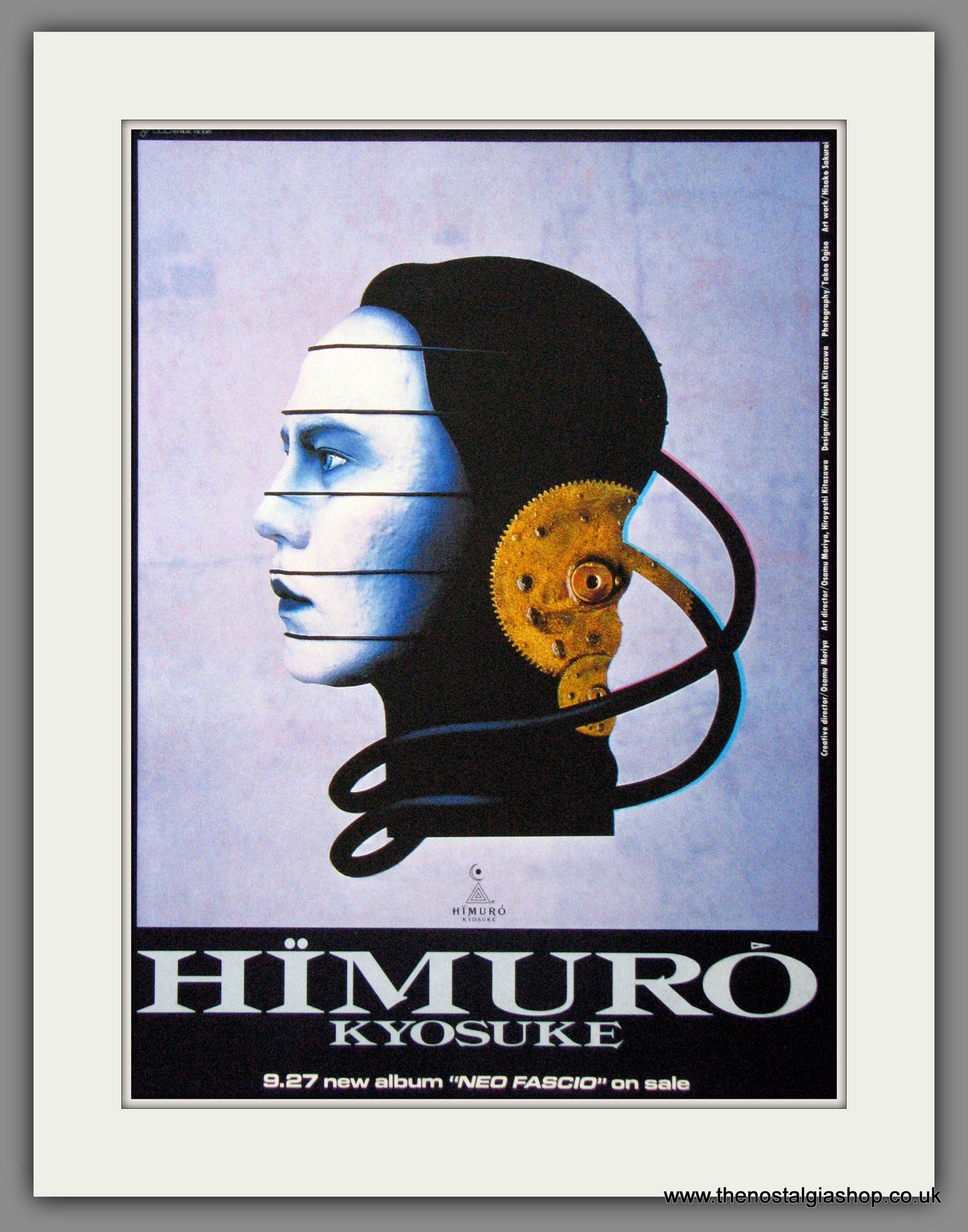 Himuro Kyosuke. Neo Fascio. 1989. Original Advert (ref AD55216)