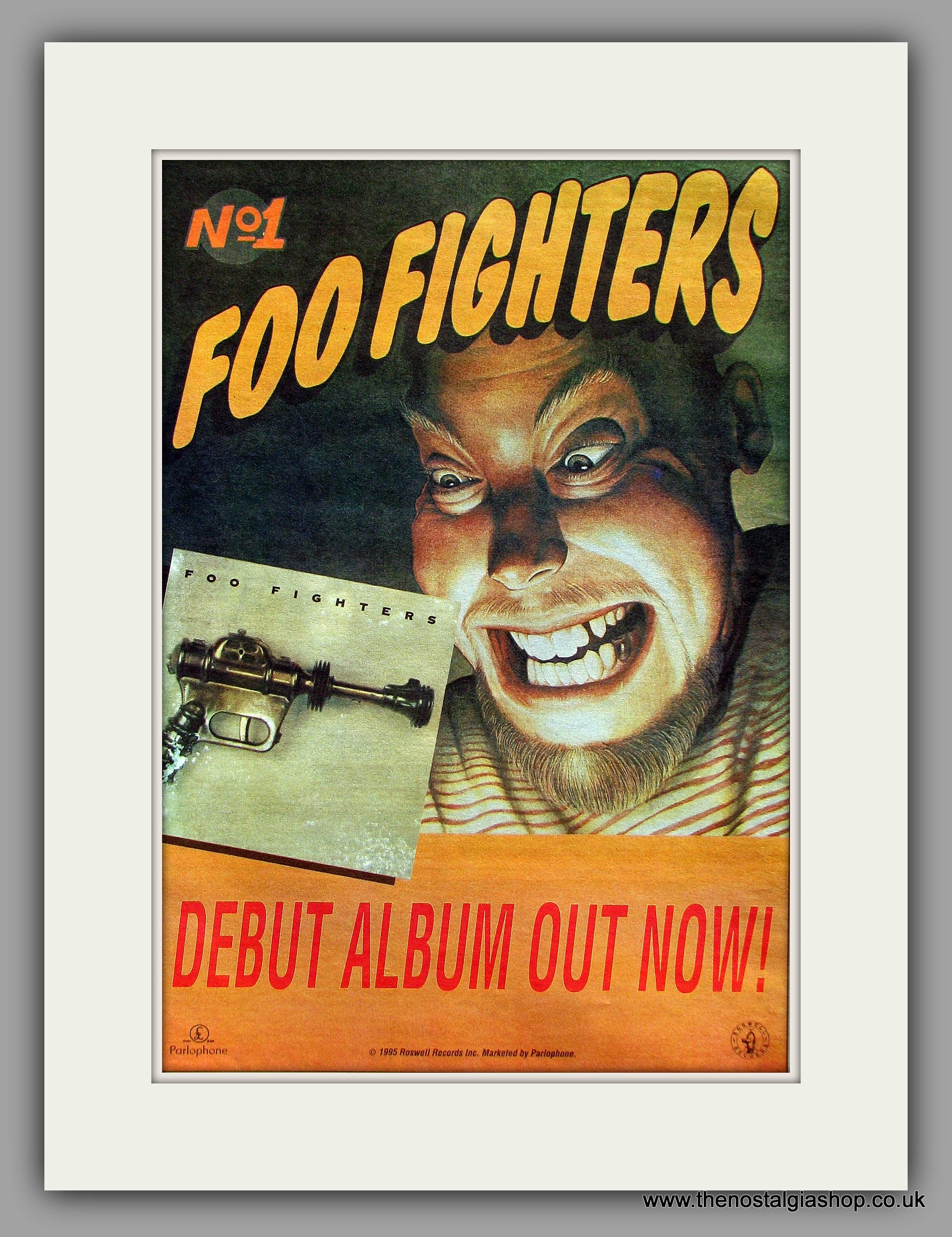 Foo Fighters. Debut Album. Original Vintage Advert 1995 (ref