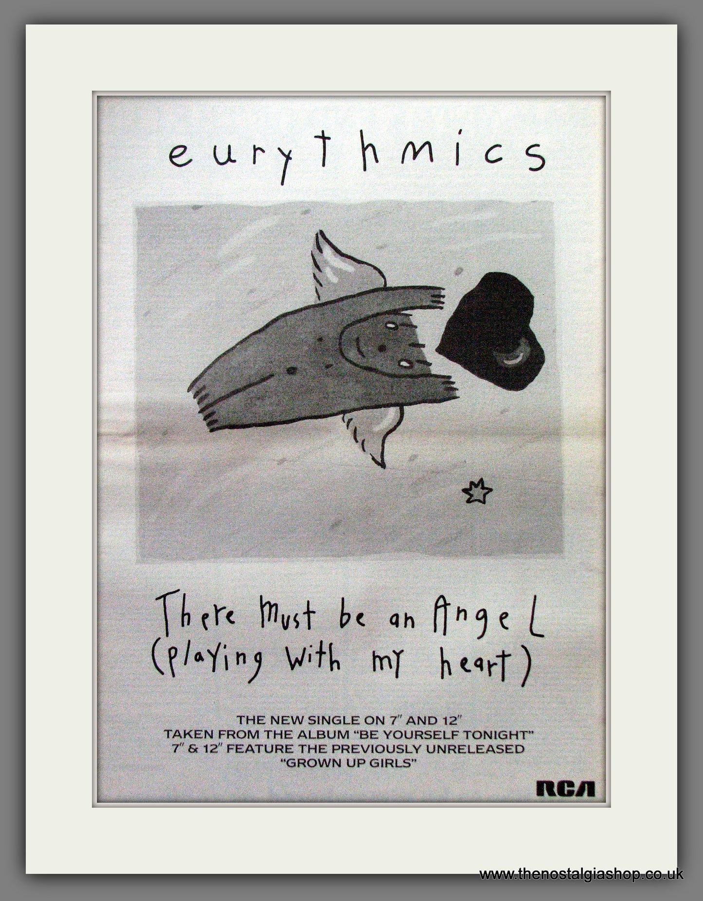 Eurythmics There Must Be An Angel. Original Advert 1985 (ref AD12880)