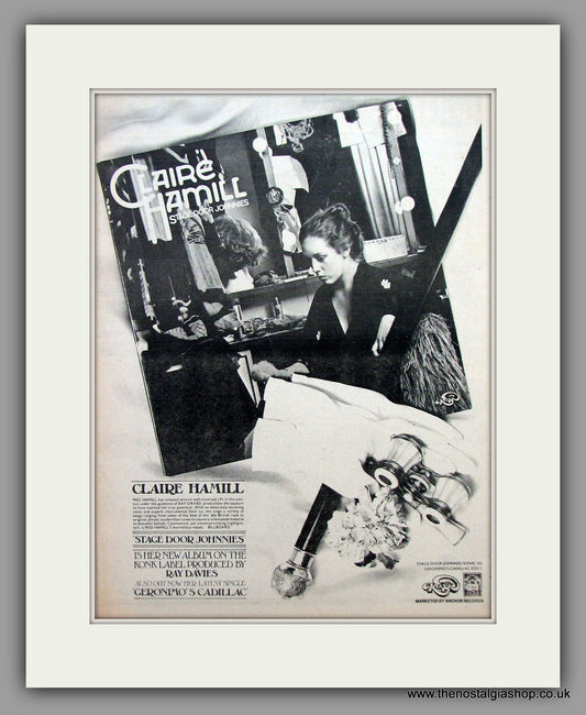 Claire Hamill - Stage Door Johnnies.  Original Vintage Advert 1975 (ref AD10467)