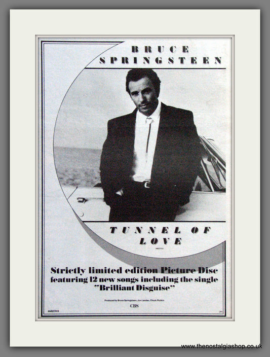 Bruce Springsteen. Tunnel Of Love. 1987 Original Advert (ref AD55197)
