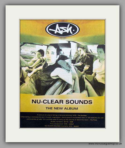 Ash Nu-Clear Sounds.  Original Vintage Advert 1998 (ref AD10582)