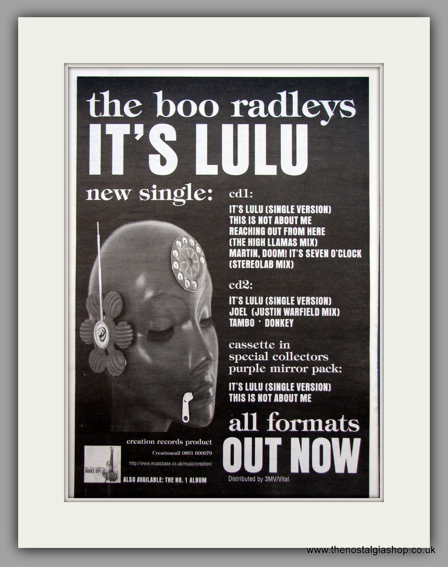 Boo Radleys (The)- It's Lulu. Original Vintage Advert 1995 (ref AD10616)