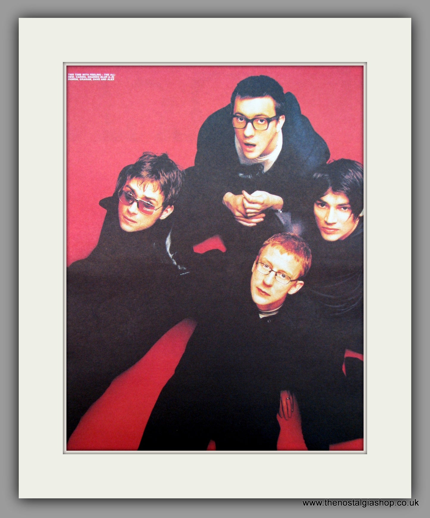 Blur. Original Period Pictures Set of 2 1999 (ref AD10650)