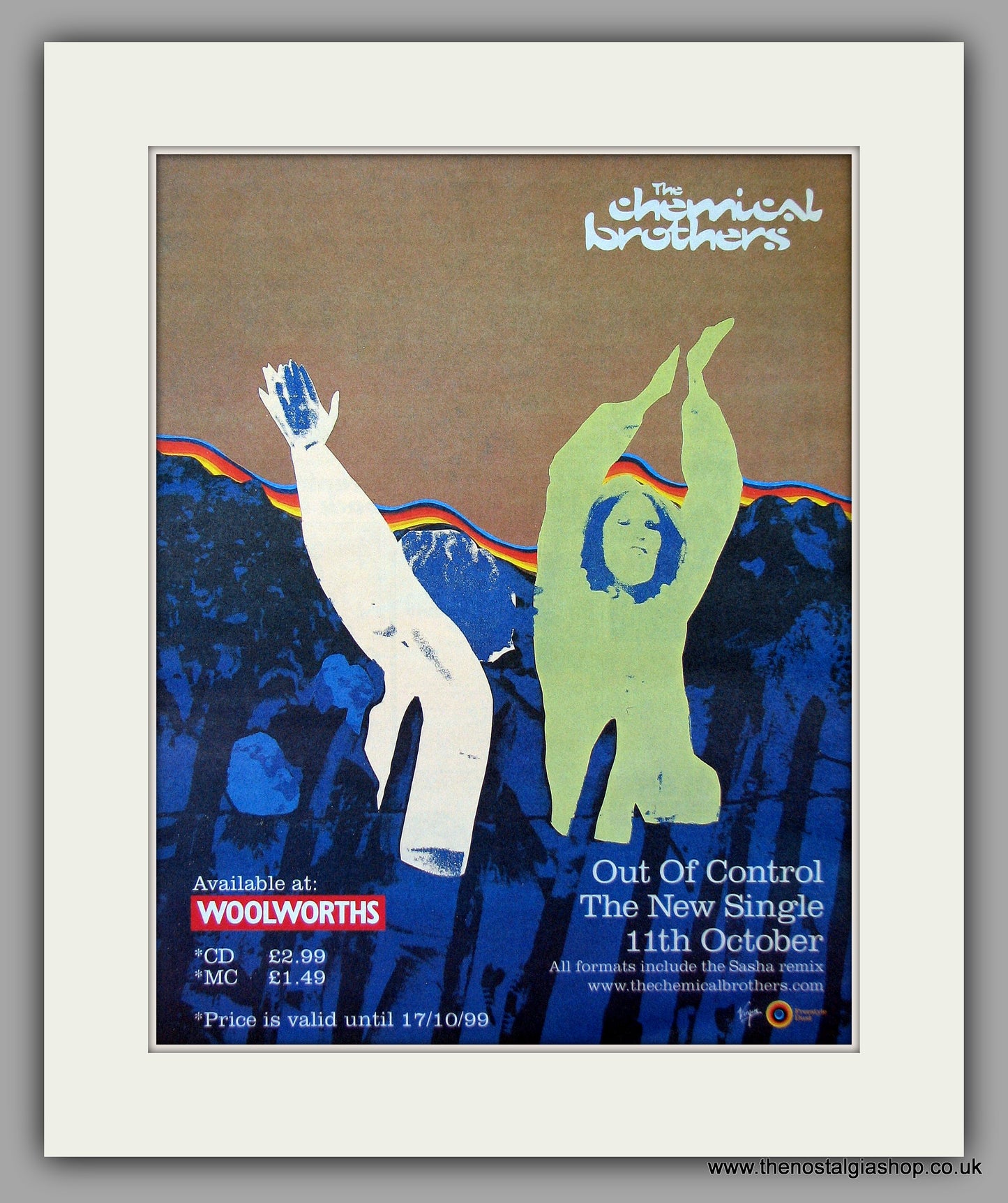 Chemical Brothers (The) - Out Of Control. Original Vintage Advert 1999 (ref AD10664)