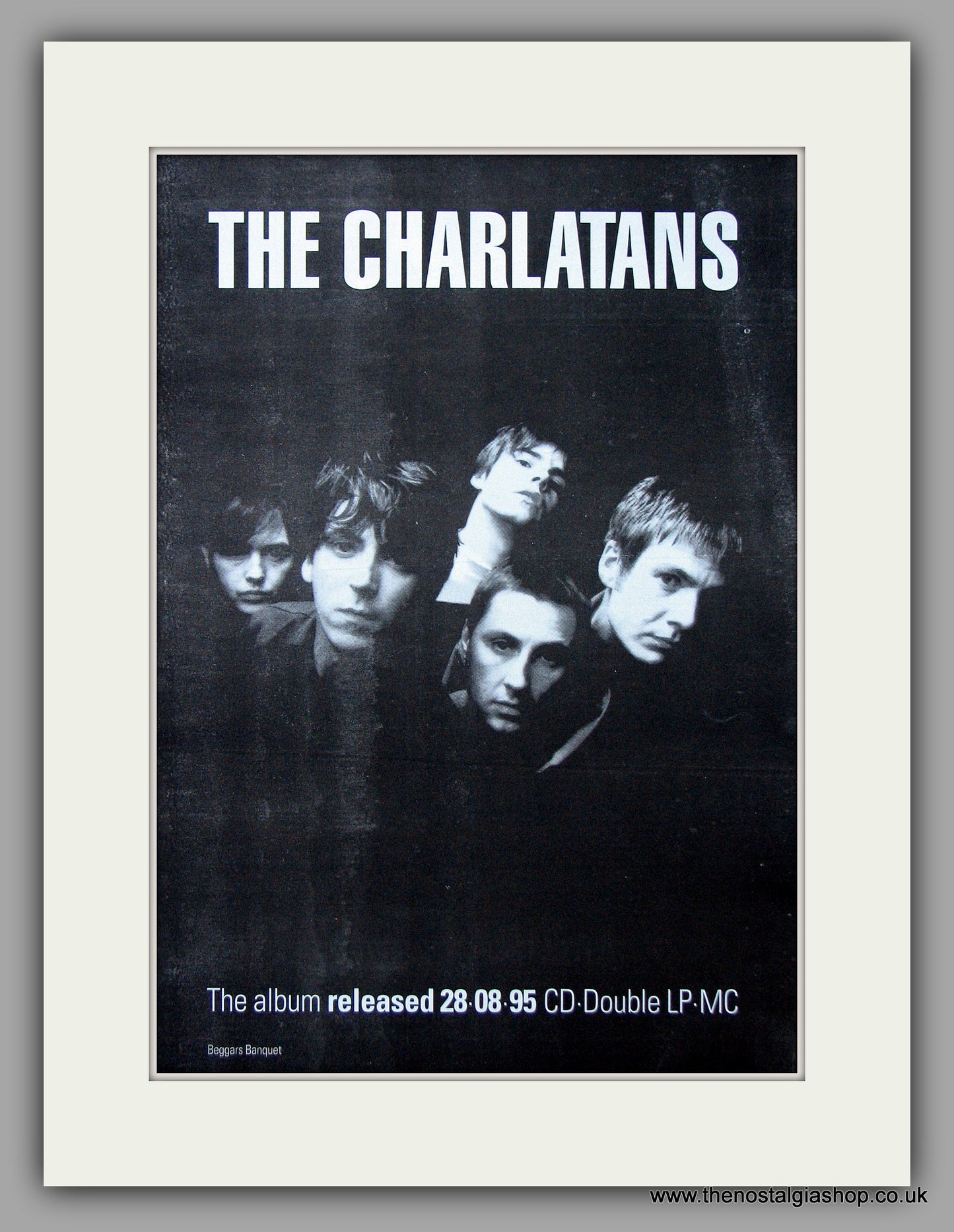 Charlatans (The) - The Album. Original Vintage Advert 1995 (ref AD10667)