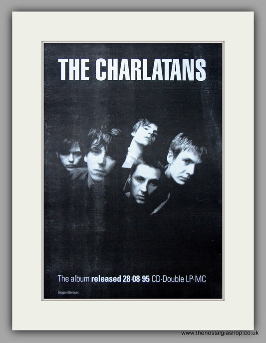 Charlatans (The) - The Album.  Original Vintage Advert 1995 (ref AD10667)