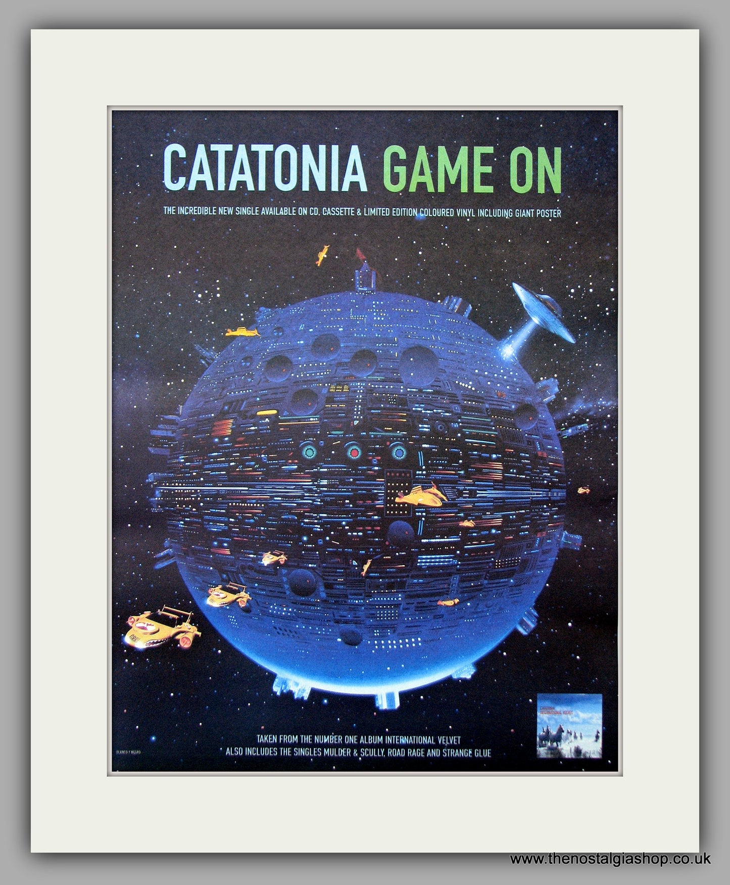 Catatonia - Game On. Original Vintage Advert 1998 (ref AD10676)
