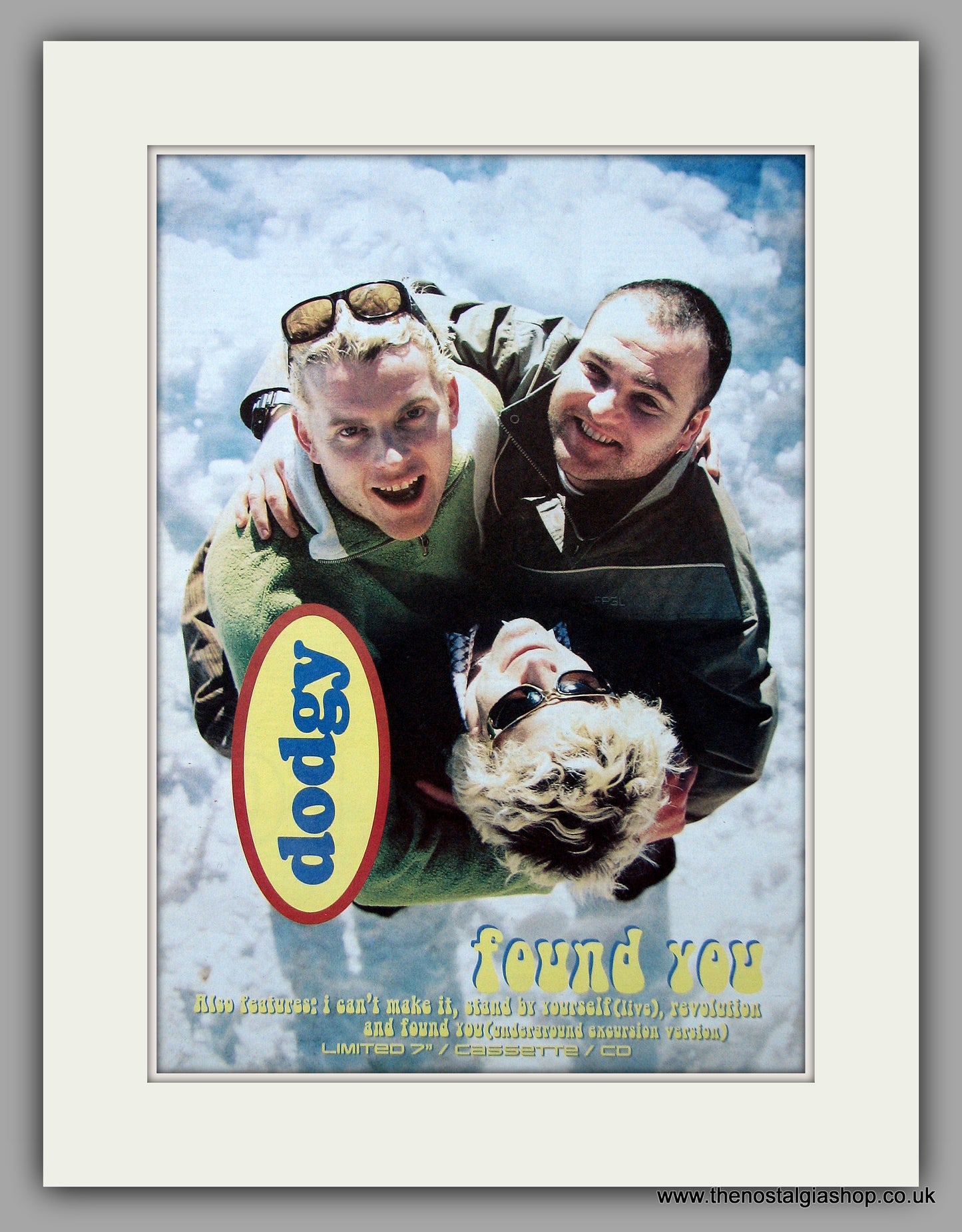 Dodgy - Found You. Original Vintage Advert 1997 (ref AD10707)