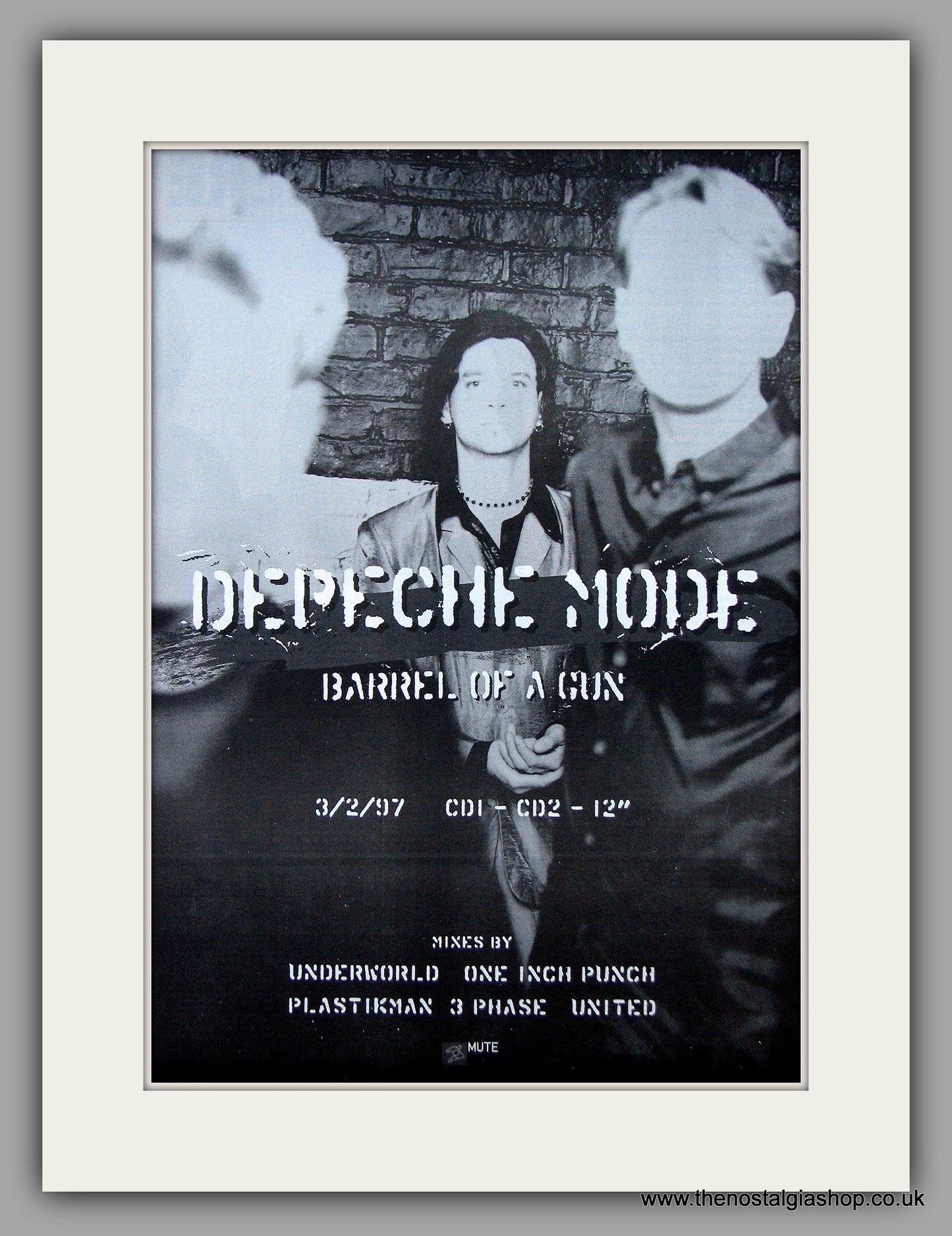 Depeche Mode - Barrel Of A Gun. Original Vintage Advert 1997 (ref AD10719)