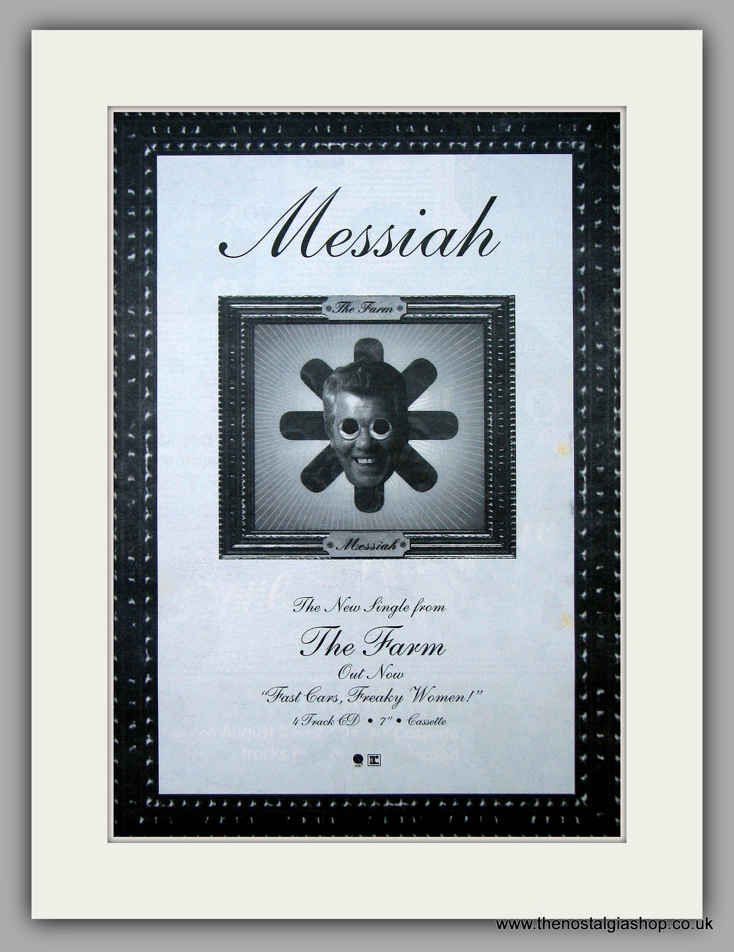 Farm (The) - Messiah. Original Vintage Advert 1994 (ref AD10752)