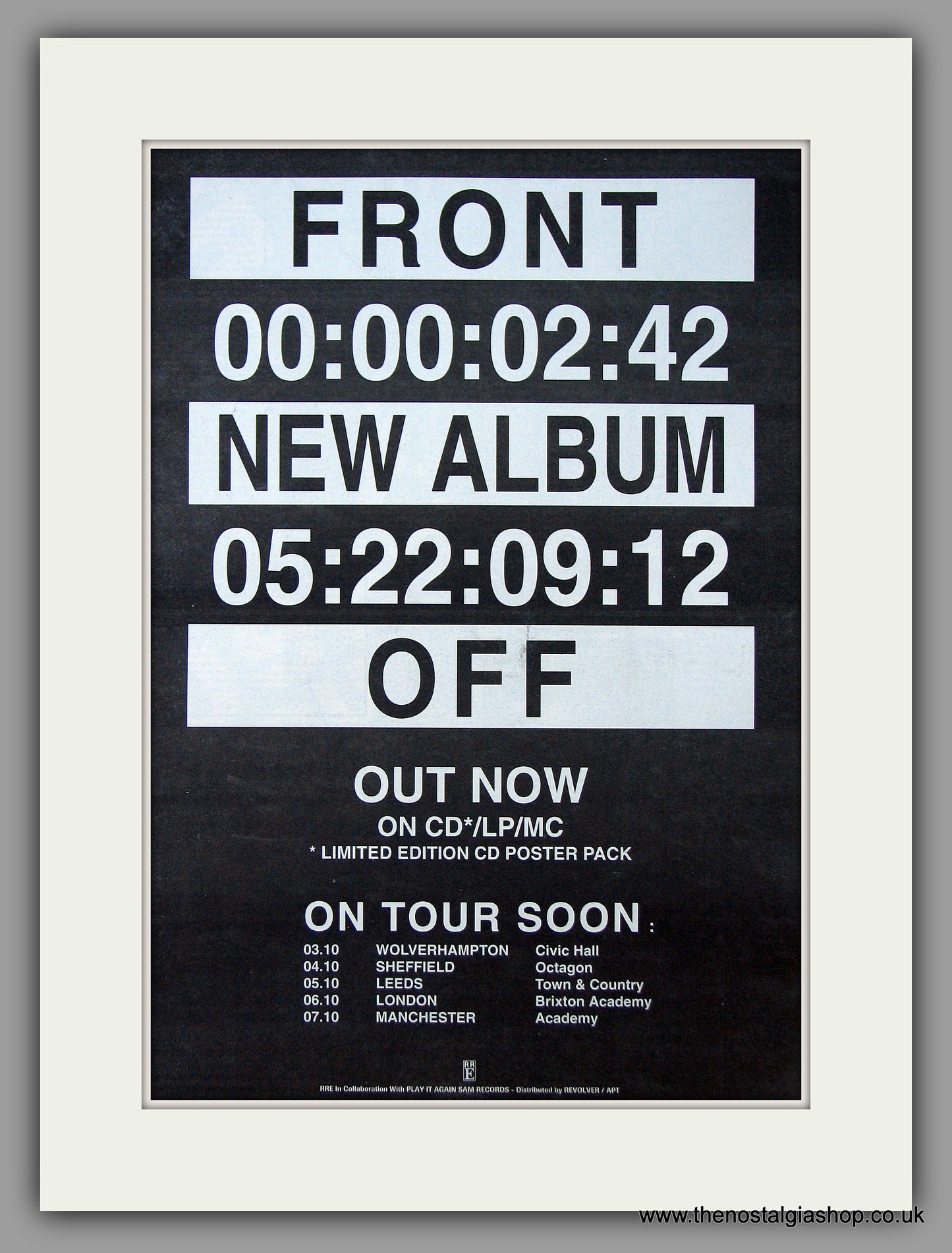 Front. - Off. Original Vintage Advert 1993 (ref AD10758)