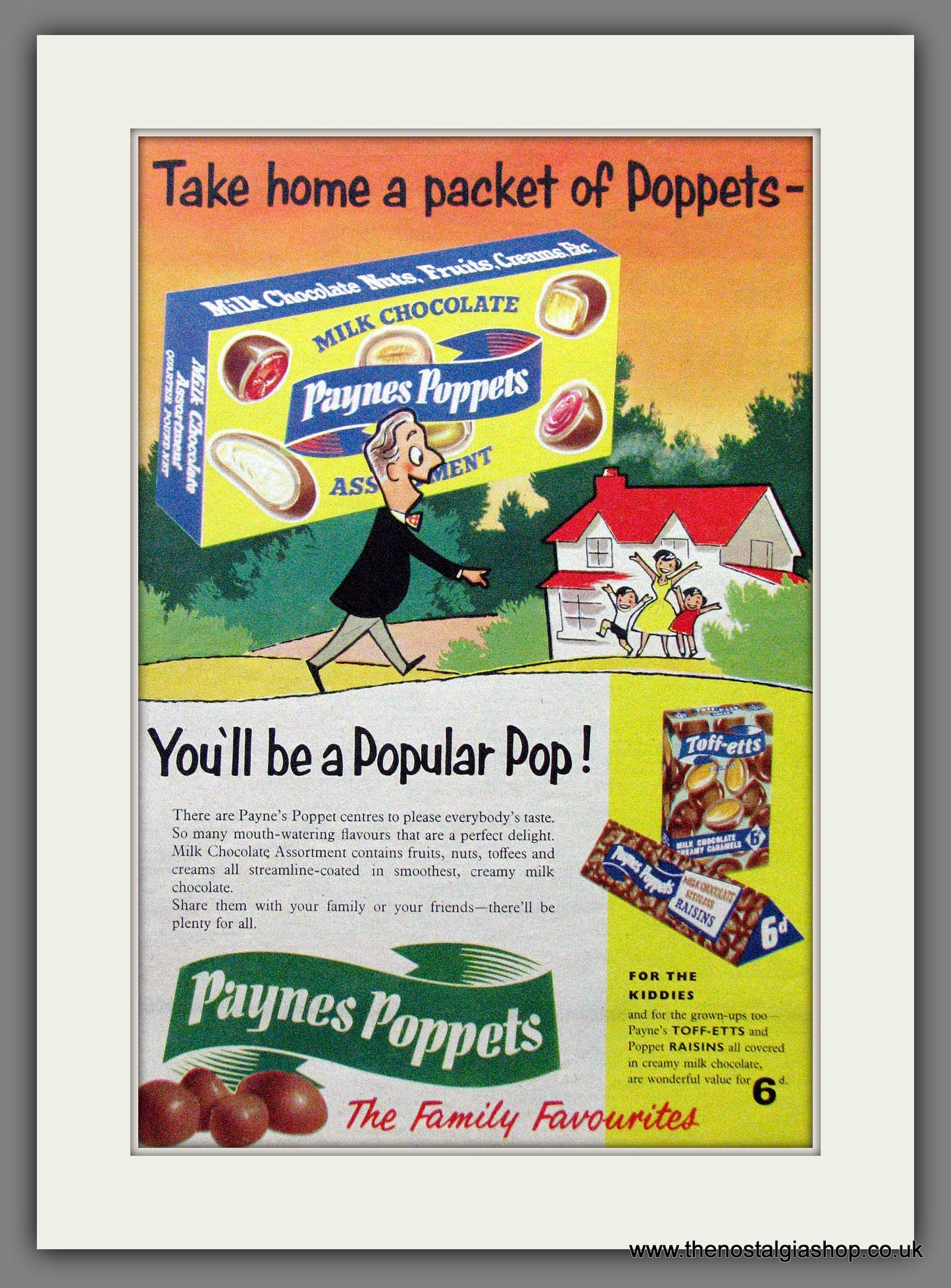 Paynes Poppets. Original Advert 1957 (ref AD55291)