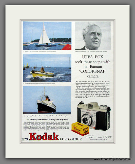 Kodak Colour Film. Original Advert 1959 (ref AD55326)