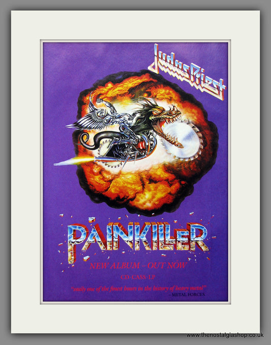 Judas Priest. Painkiller. 1990 Original Advert (ref AD55398)