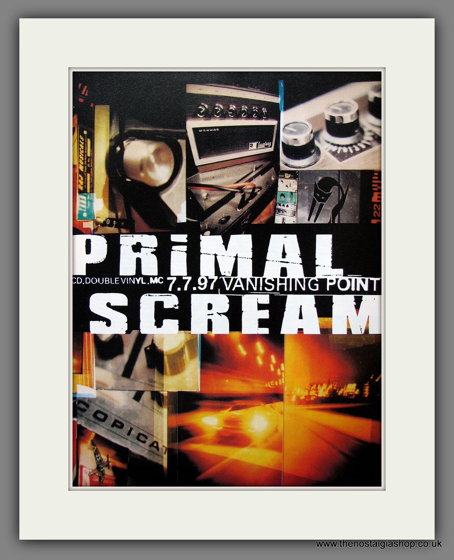 Primal Scream. Vanishing Point. 1997 Original Advert (ref AD55422)