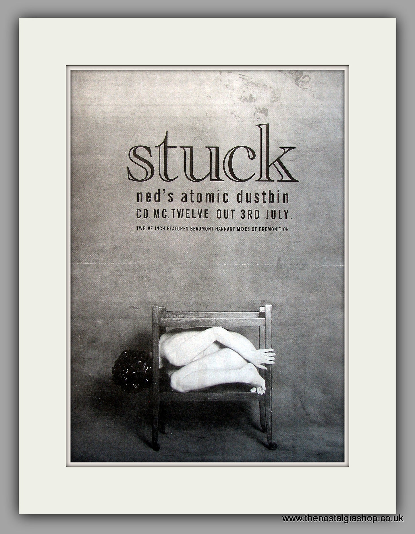 Ned's Atomic Dustbin - Stuck. Original Vintage Advert 1995 (ref AD10928)