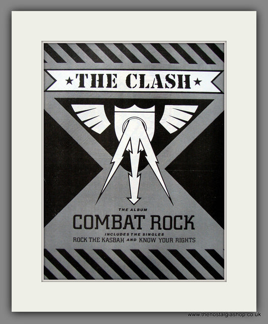 Clash (The) Combat Rock. Original Music Advert 1982 (ref AD55465)