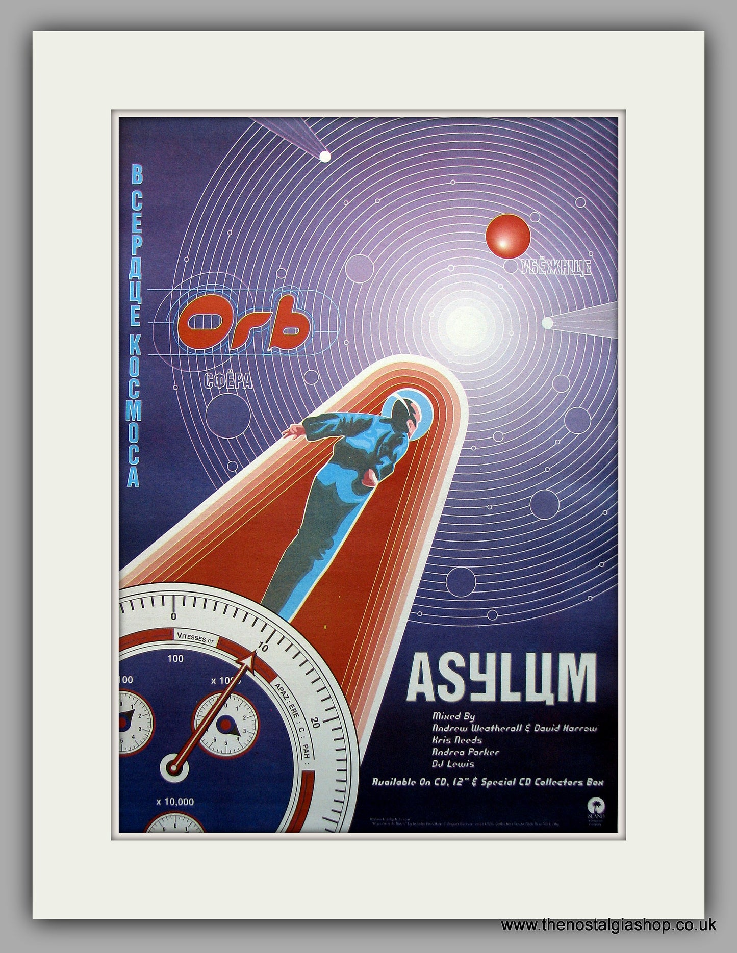 Orb (The) - Asylum. Original Vintage Advert 1997 (ref AD10942)