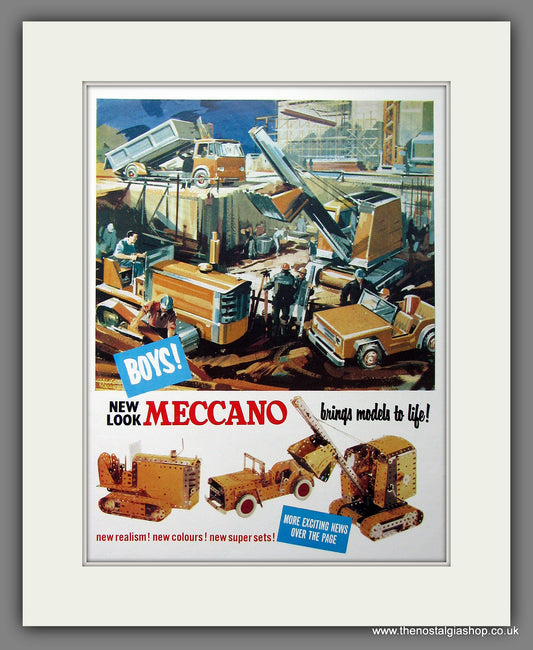 Meccano. 1964 Original Colour Advert (ref AD55351)