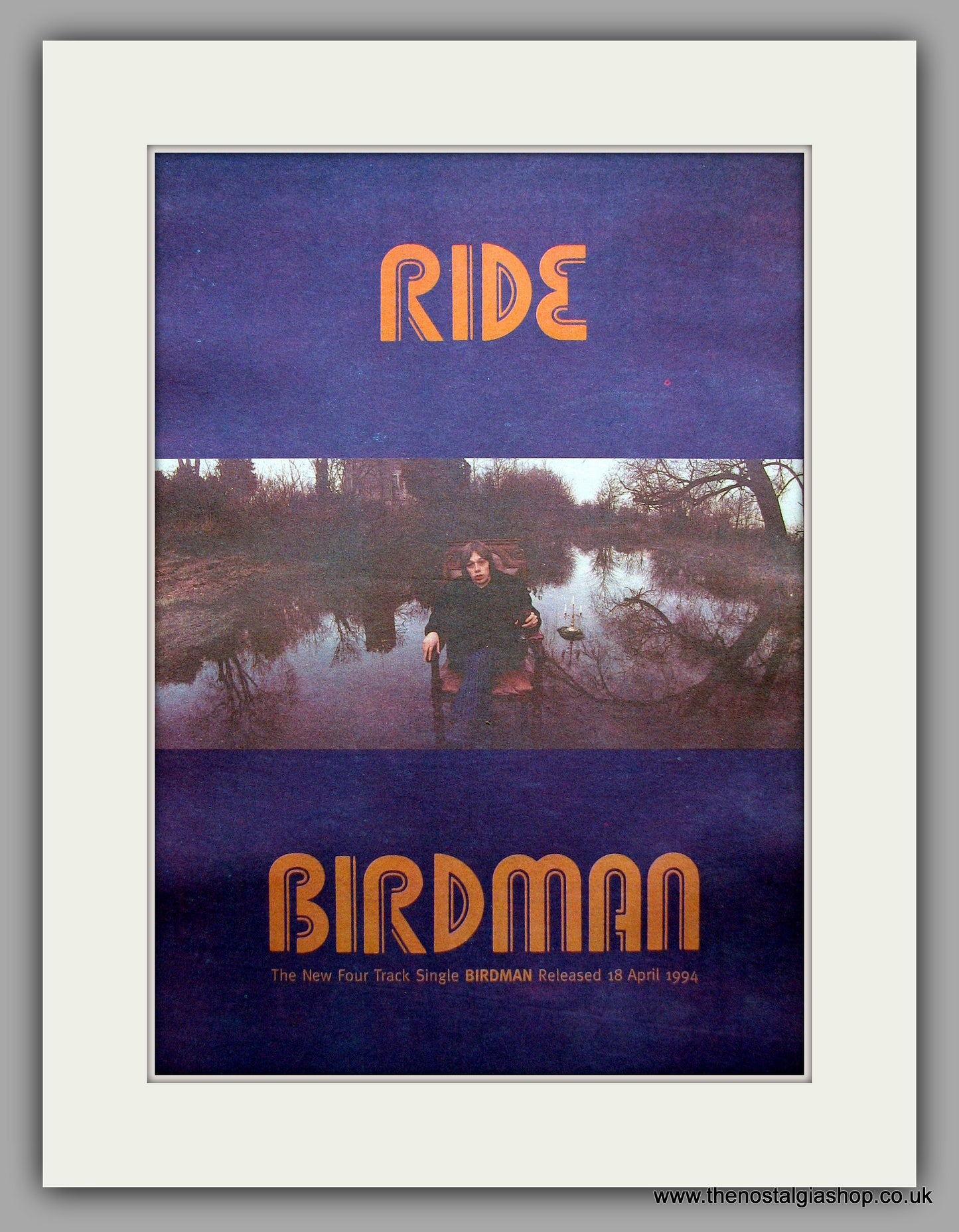 Ride - Birdman. Original Vintage Advert 1994 (ref AD10998)