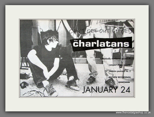 Charlatans (The) Can't Get Out Of Bed. Original Music Advert 1994 (ref AD55480)