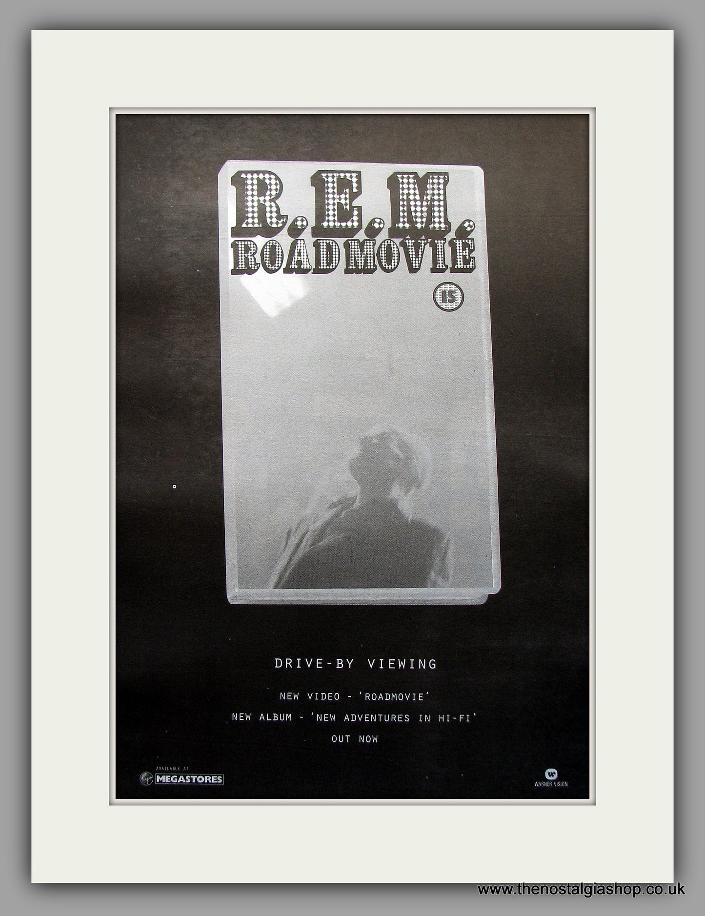 R.E.M - Roadmovie. Original Vintage Advert 1996 (ref AD11018)
