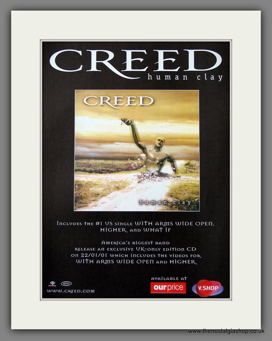 Creed. Human Clay. Original Music Advert 2001 (ref AD55526)