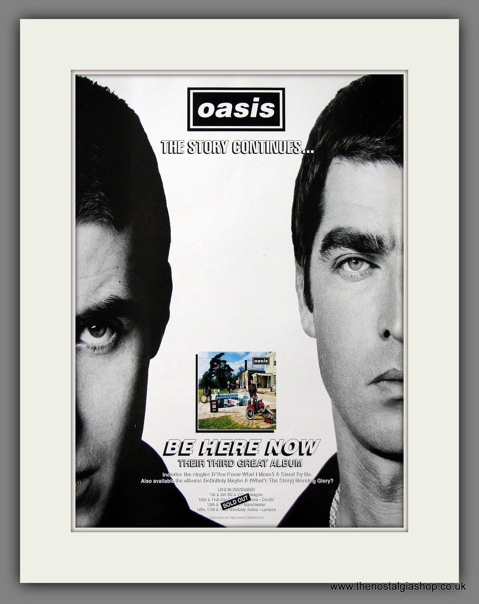 Oasis. Be Here Now. Original Music Advert 1998 (ref AD55532) – The