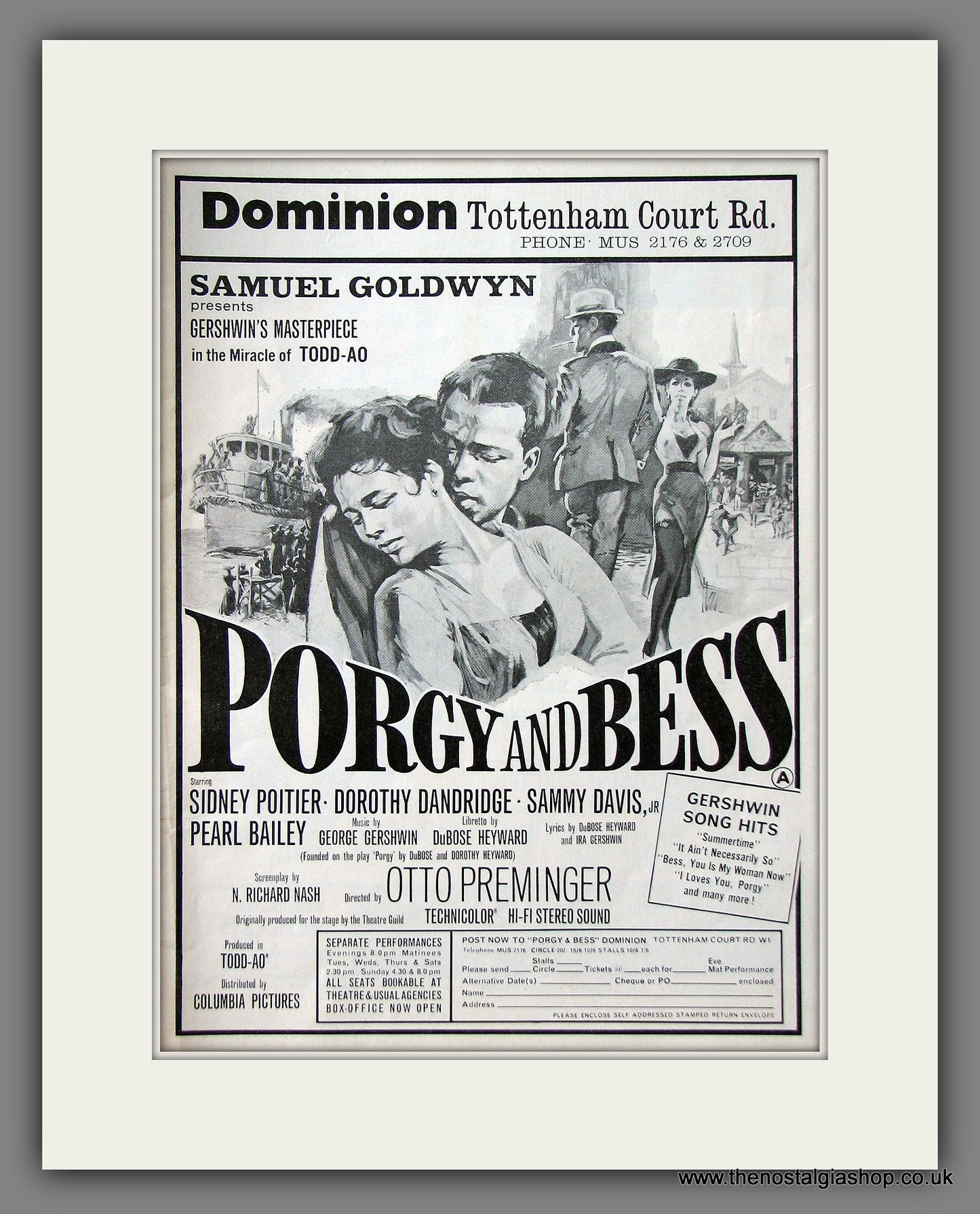 Porgy And Bess. Original Advert 1963 (ref AD55537)