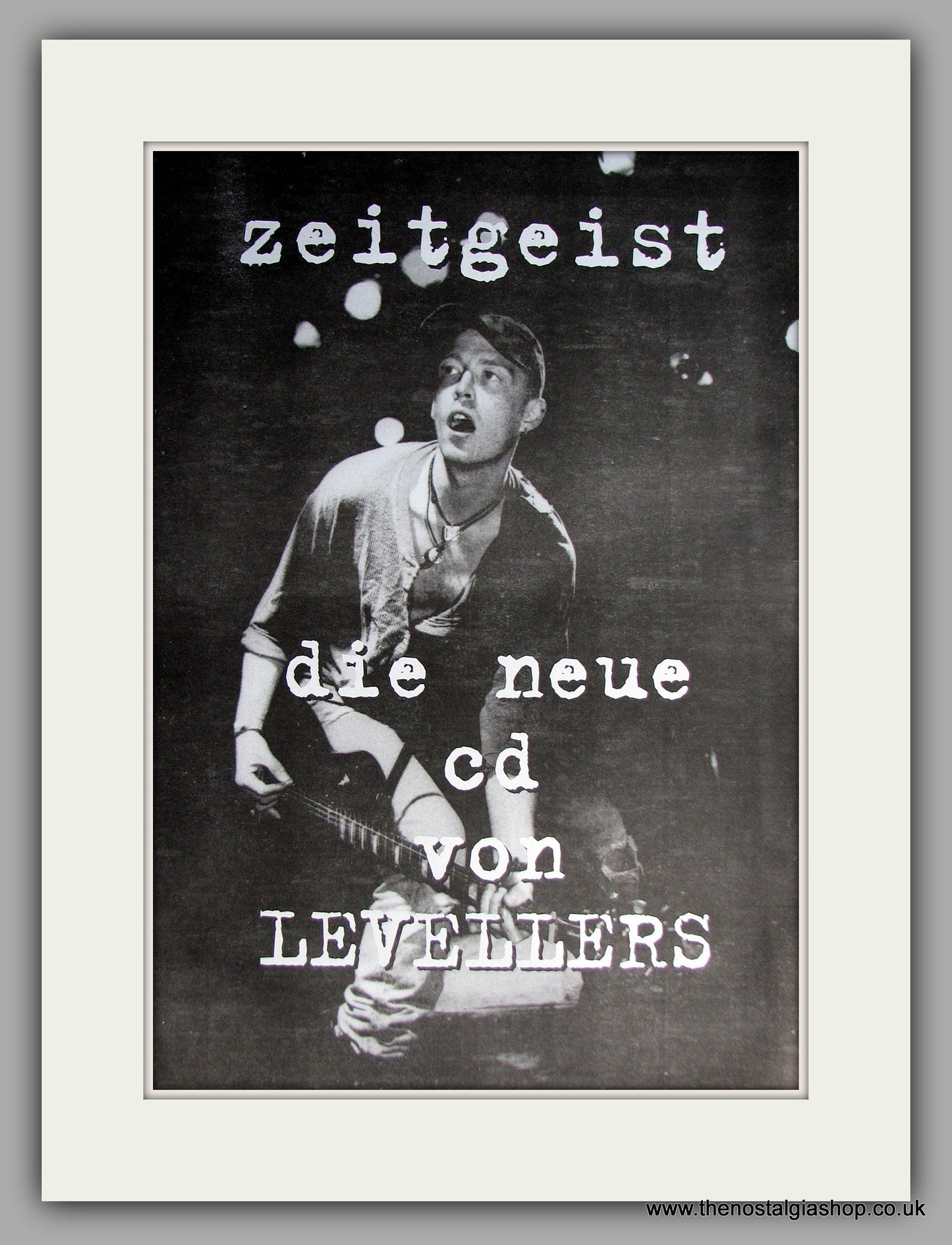 Levellers - Zeitgeist Die Neue . Original Vintage Advert 1995 (ref AD11183)