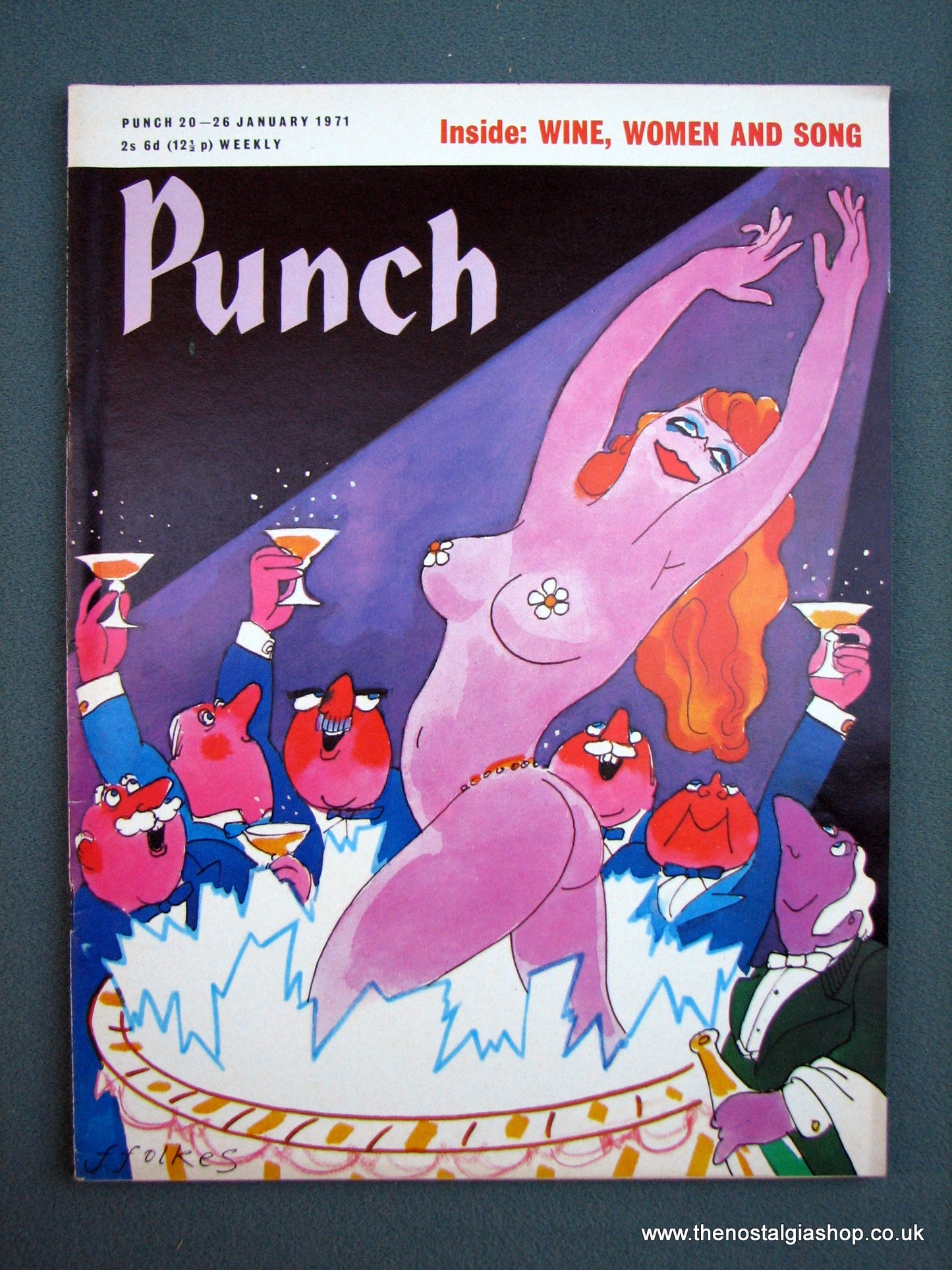 Punch Magazine. Lot of 4 From 1971/72. (M158)