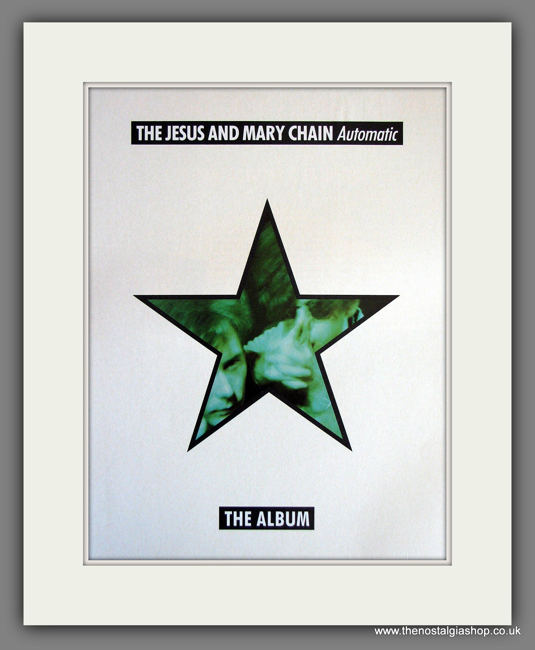 Jesus And Mary Chain. Automatic. Vintage Advert 1989 (ref AD55697