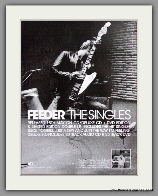 Feeder The Singles. Lost & Found  Vintage Advert 2006 (ref AD50378)