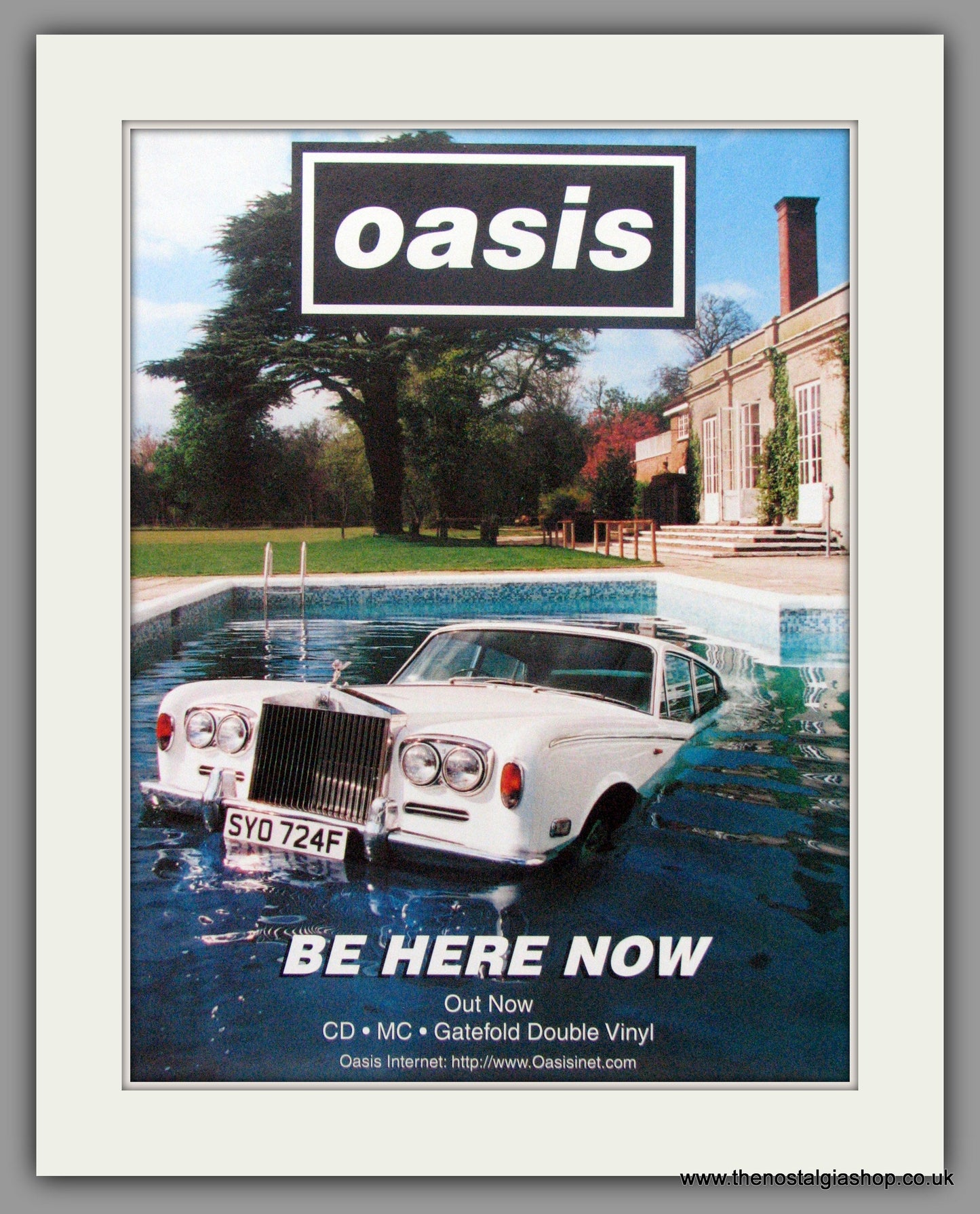 Oasis Be Here Now. Original advert 1997 (ref AD15409)
