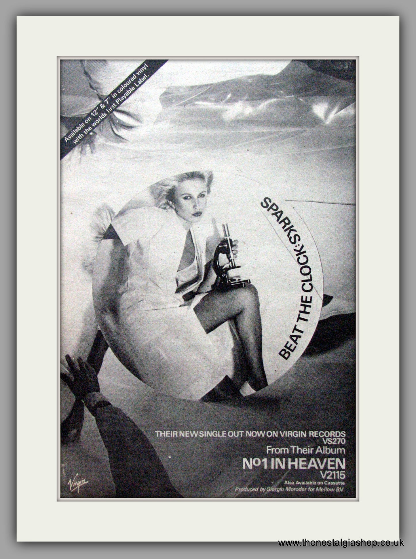 Sparks Beat The Clock. Original advert 1979 (ref AD50523)