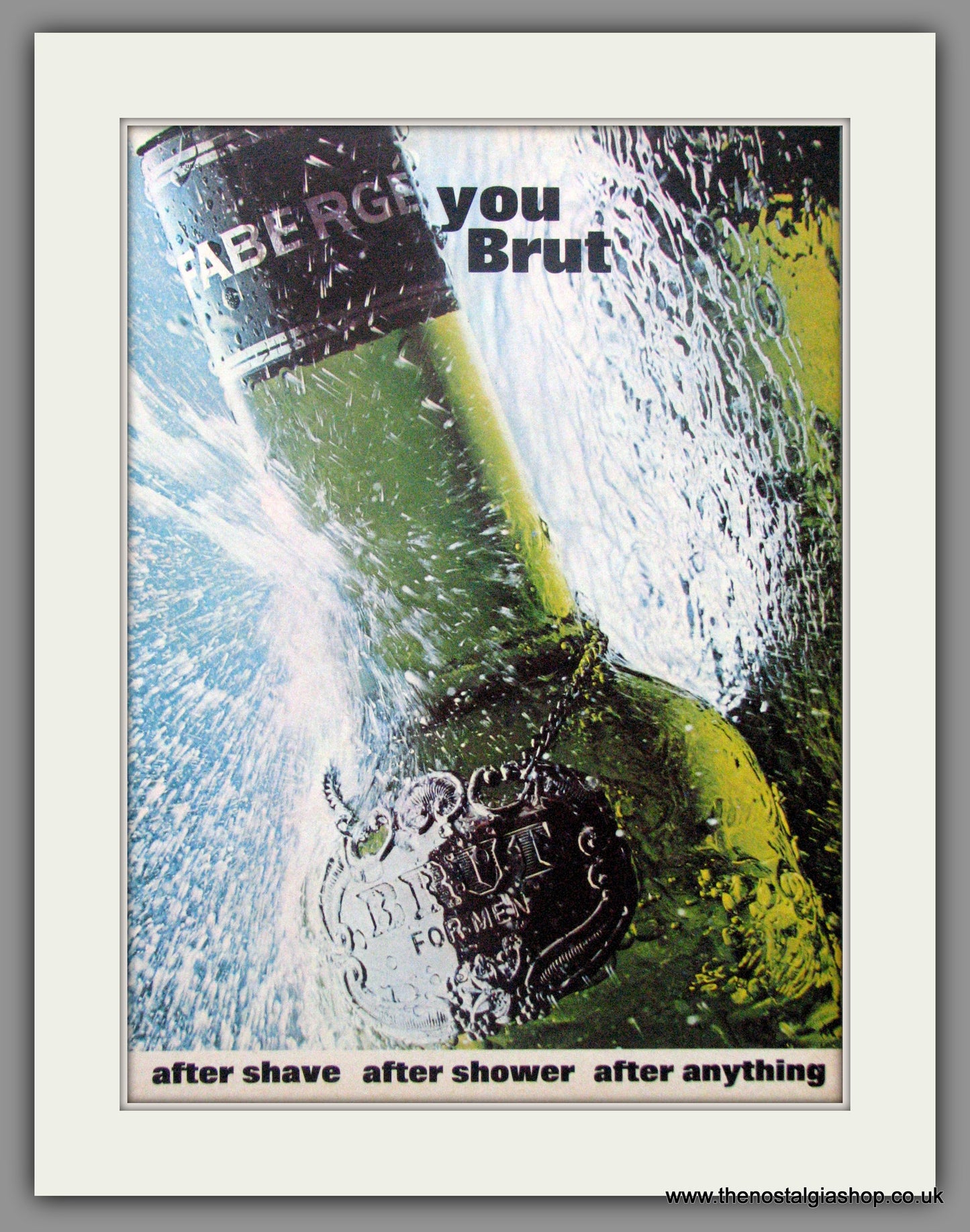 Brut After Shave by Faberge. 1970 Original Advert (ref AD51147)