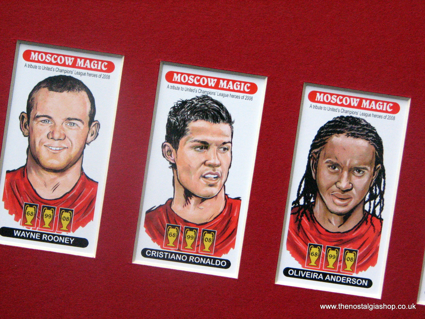 Manchester United. Moscow Magic. Football Card Set
