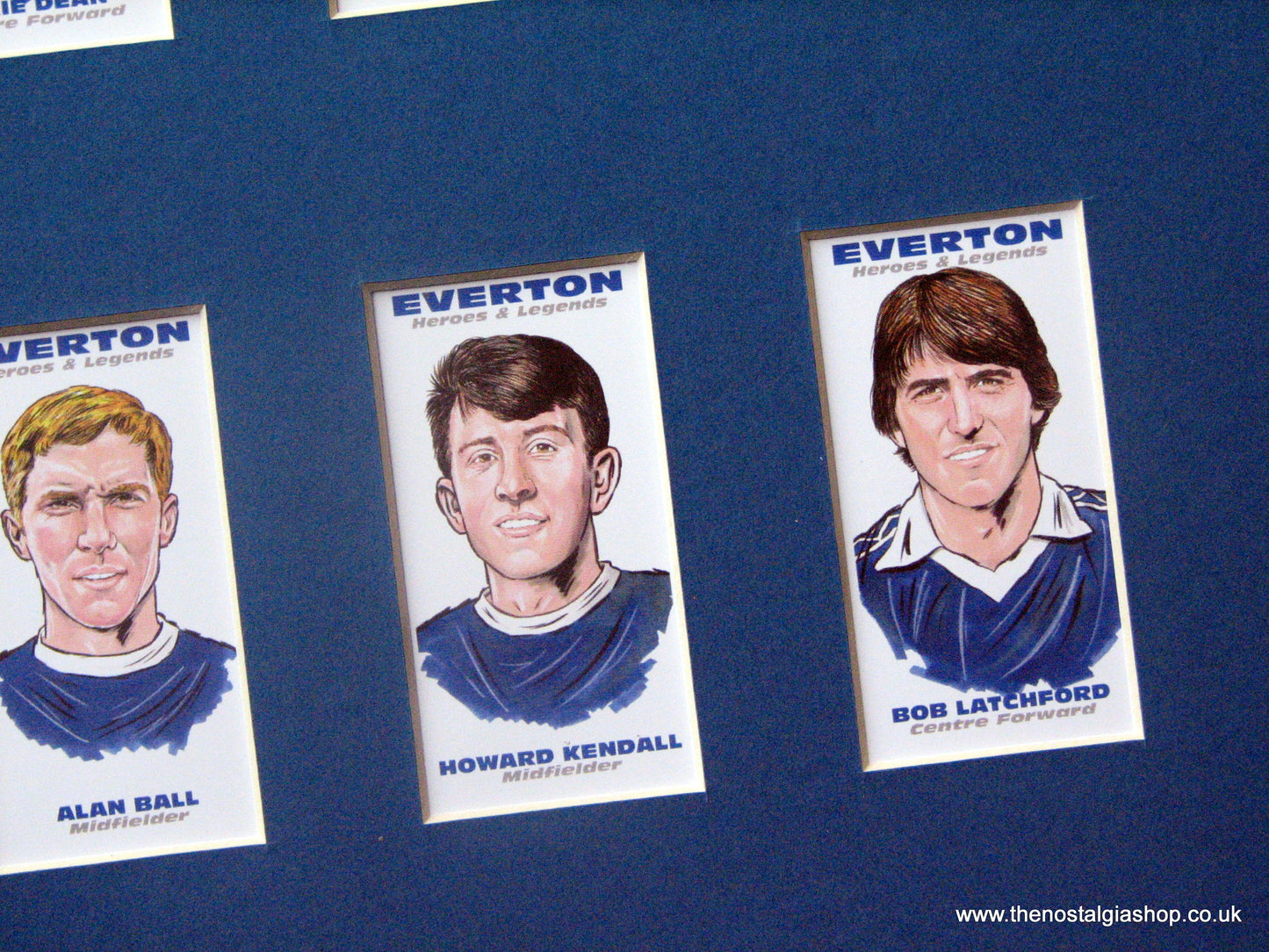 Everton Legends. Football Card Set