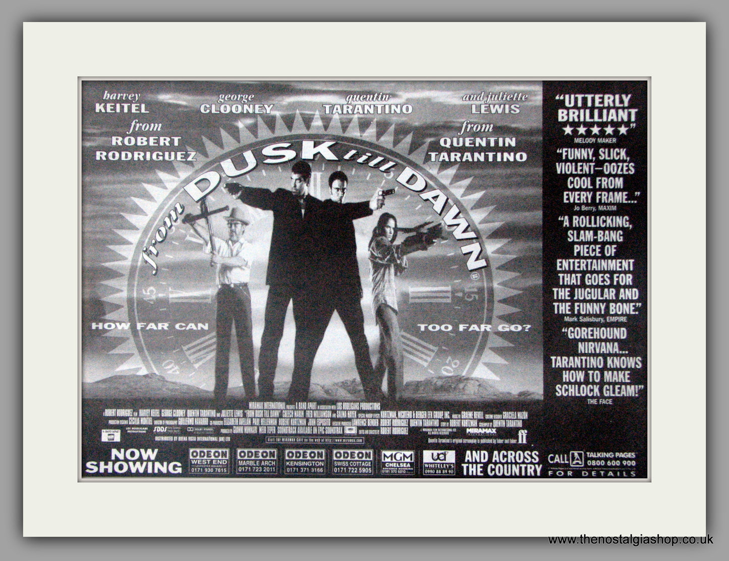 From Dusk Till Dawn. Vintage Advert 1996 (ref AD50319)