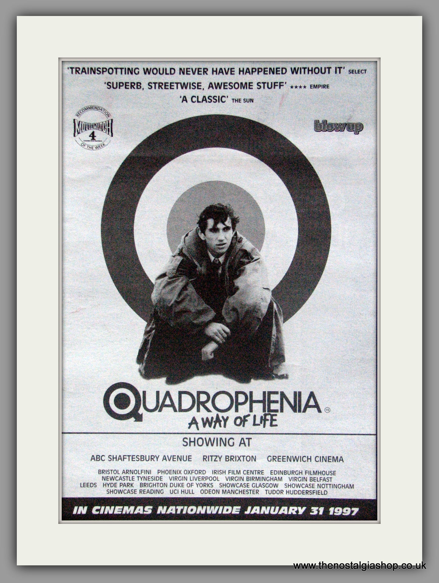 Quadrophenia. A Way of Life. Vintage Advert 1997 (ref AD50320)