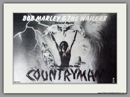 Bob Marley. Natural Mystic. Vintage Advert 1982 (ref AD50359)