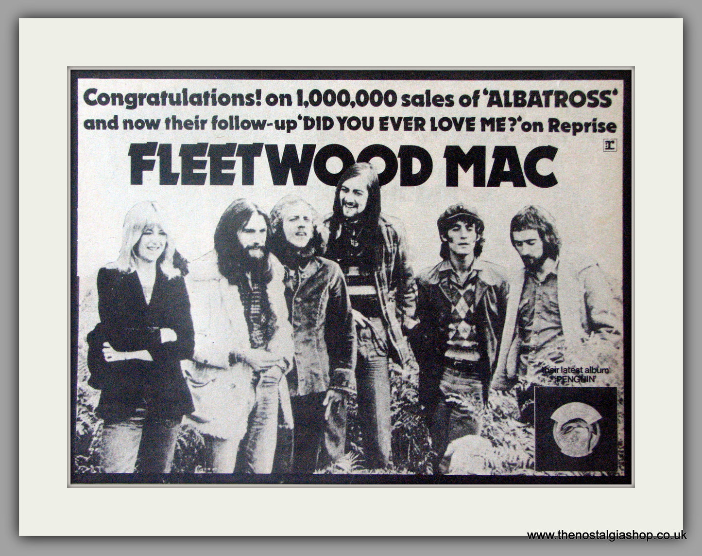 Fleetwood Mac. Albatross. Vintage Advert 1973 (ref AD50403)