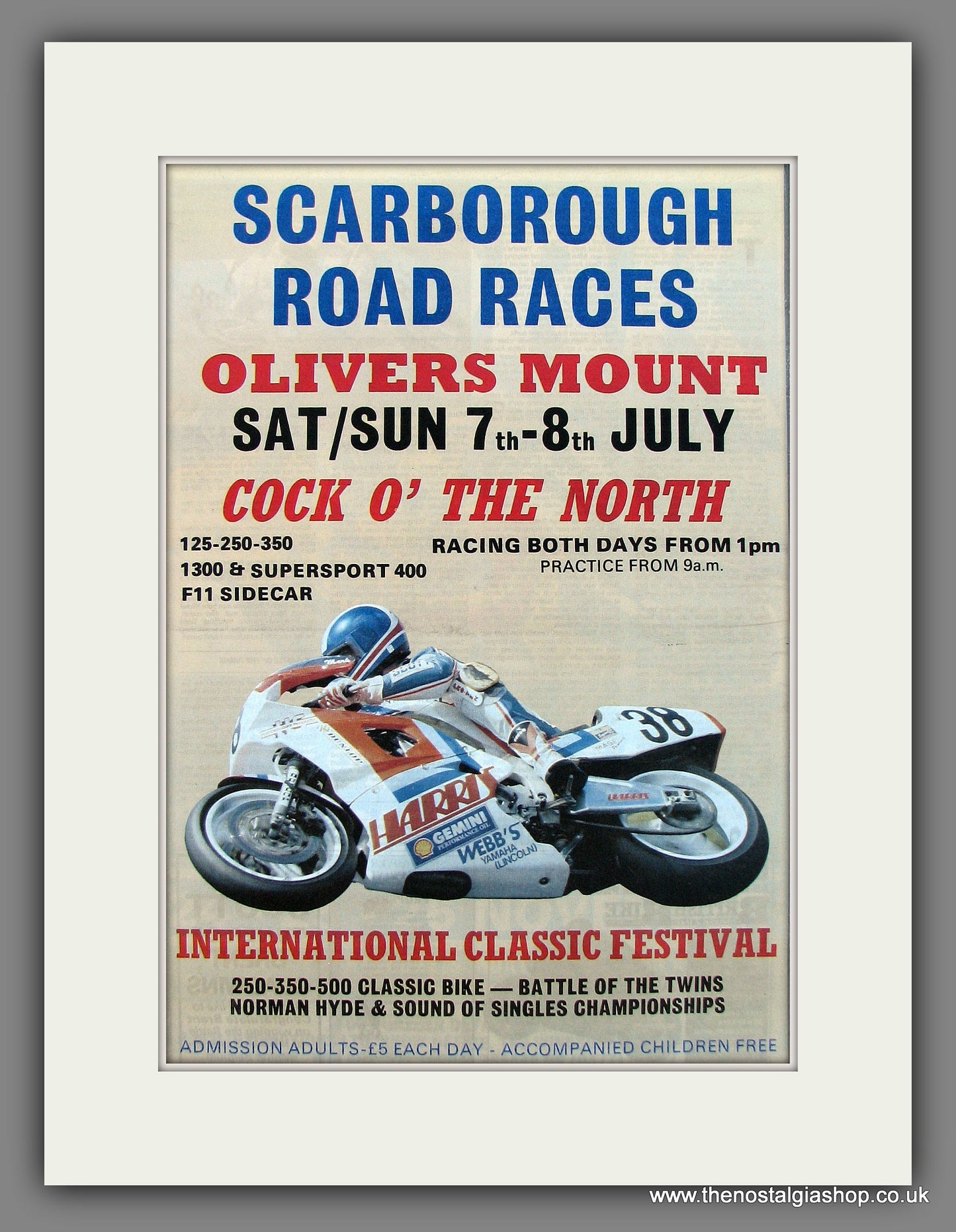 Oliver's Mount, Scarborough. Cock O' The North. Original Advert 1990 (ref AD12993)