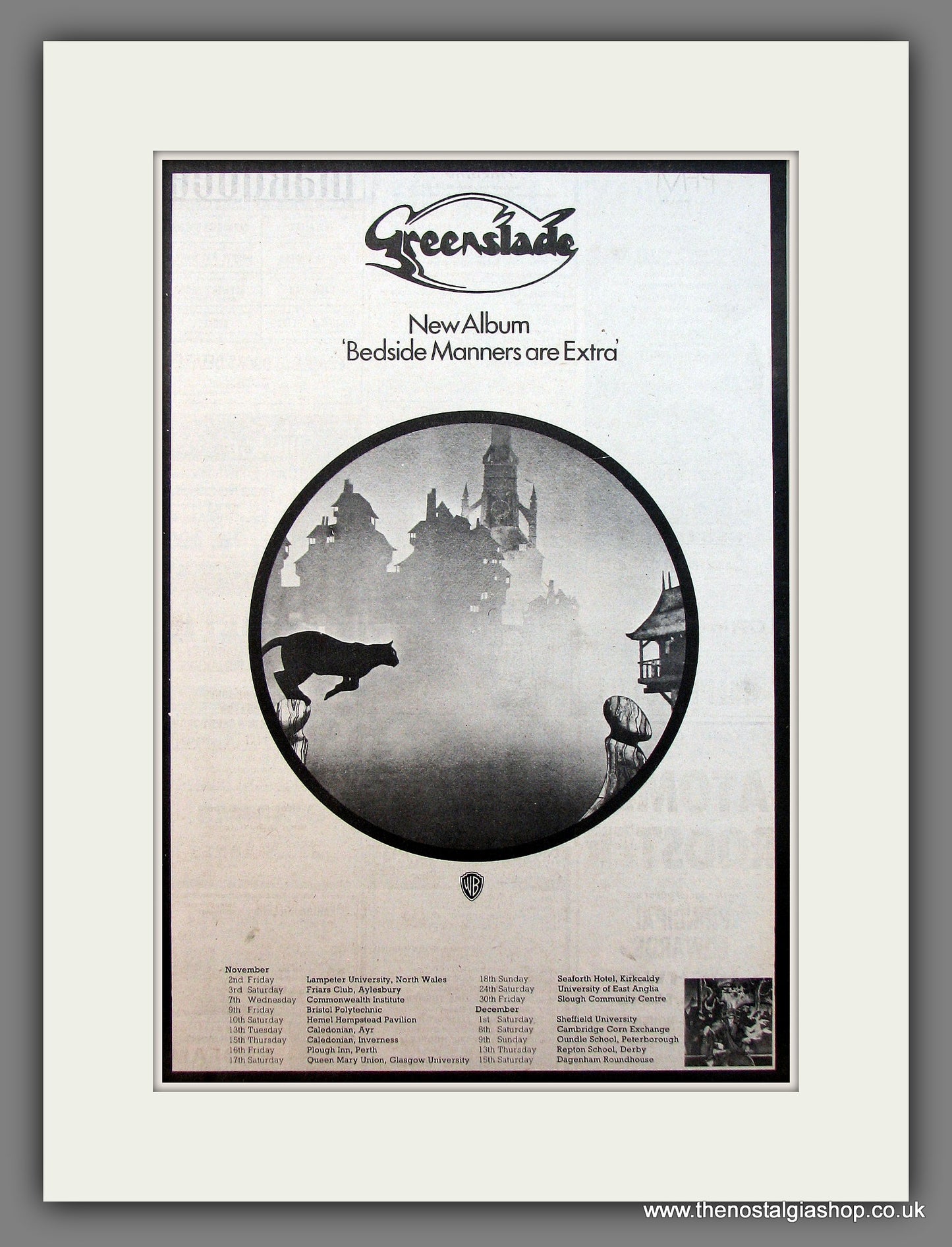 Greenslade Bed Side Manners Are Extra. Original advert 1973 (ref AD13137)
