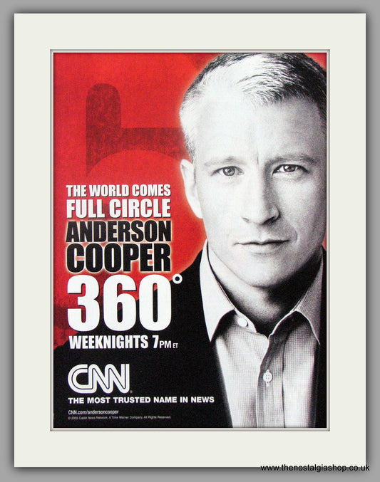 Anderson Cooper 360. Original advert 2003 (ref AD50483)