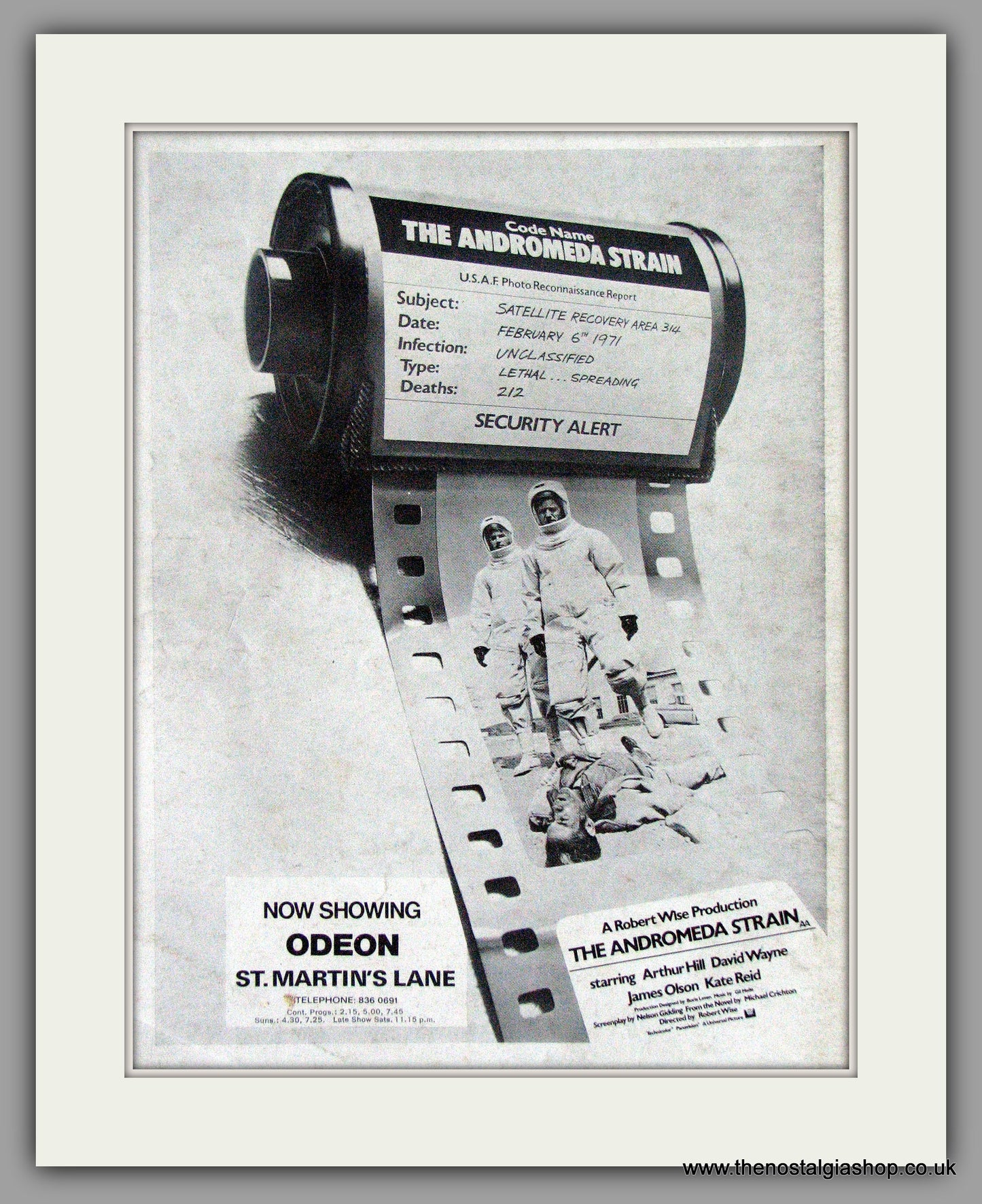 Andromeda Strain (The). Original advert 1971 (ref AD50488)