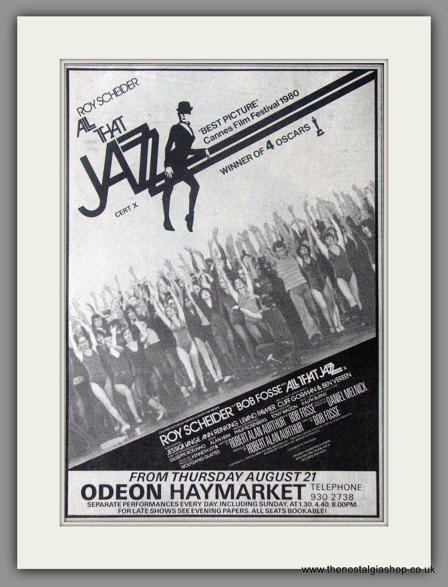 All That Jazz. Original advert 1980 (ref AD50501)